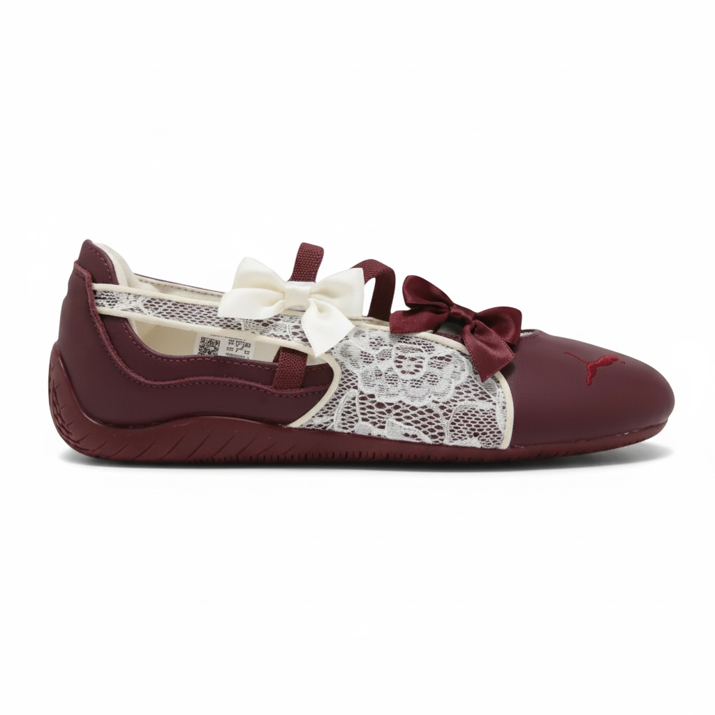 Puma Speedcat Ballet Lace Ribbon Maroon