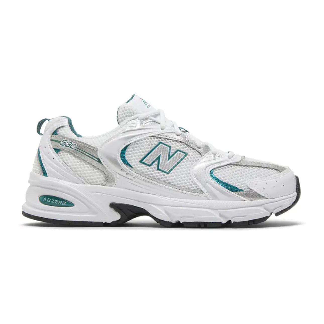 New Balance 530 – White Silver Green