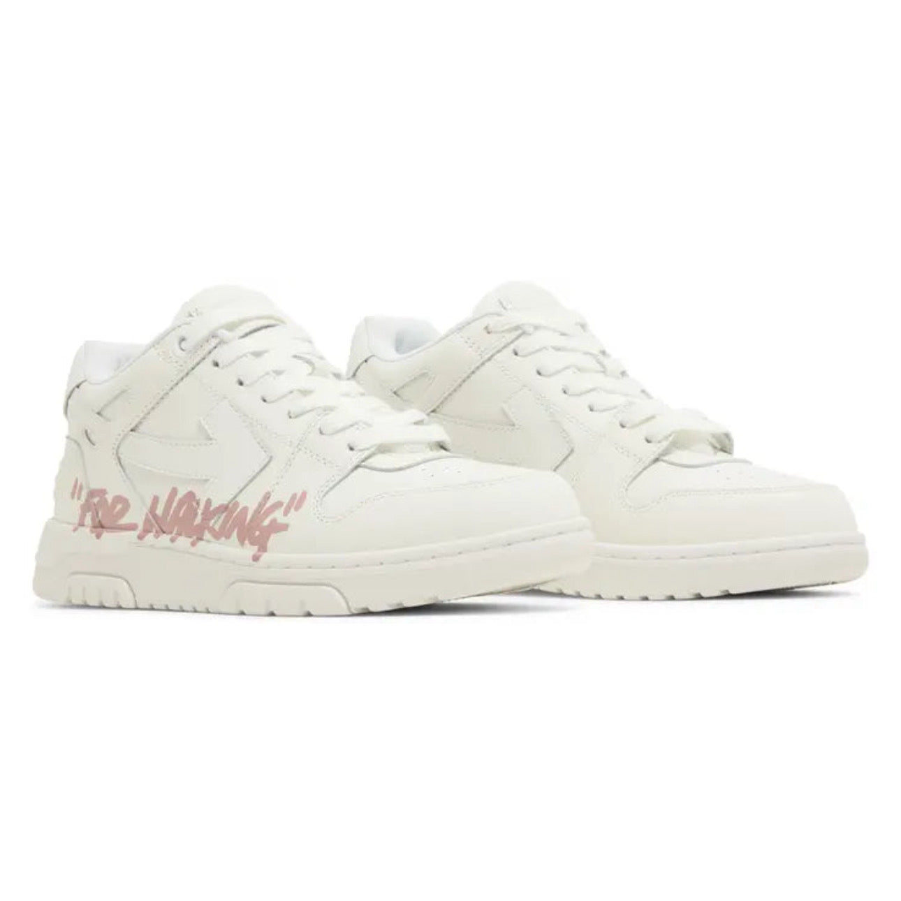 Off-White Wmns Out of Office 'For Walking - White Pink White Outsole'