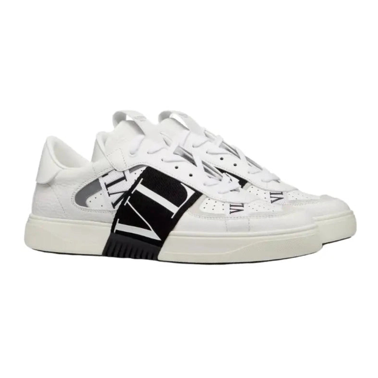 Valentino Garavani VL7N Sneaker Low Top White Black Grey