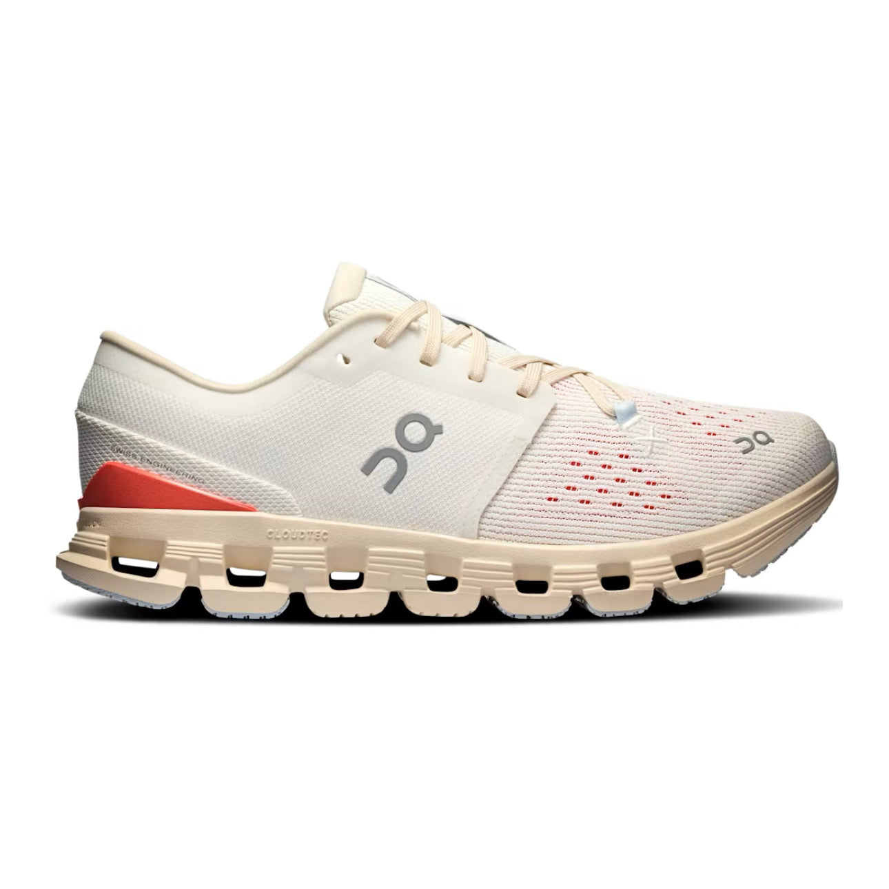 ON Cloud X 4 'Ivory | Salmon'