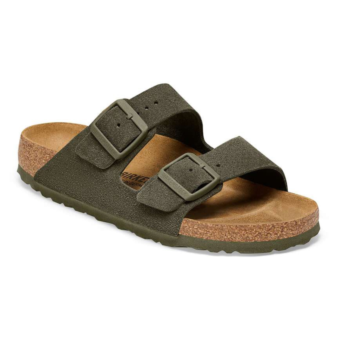 Birkenstock Arizona Soft Footbed Suede Leather Thyme