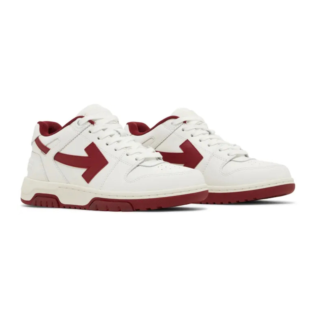 Off-White Wmns Out of Office 'White Burgundy'
