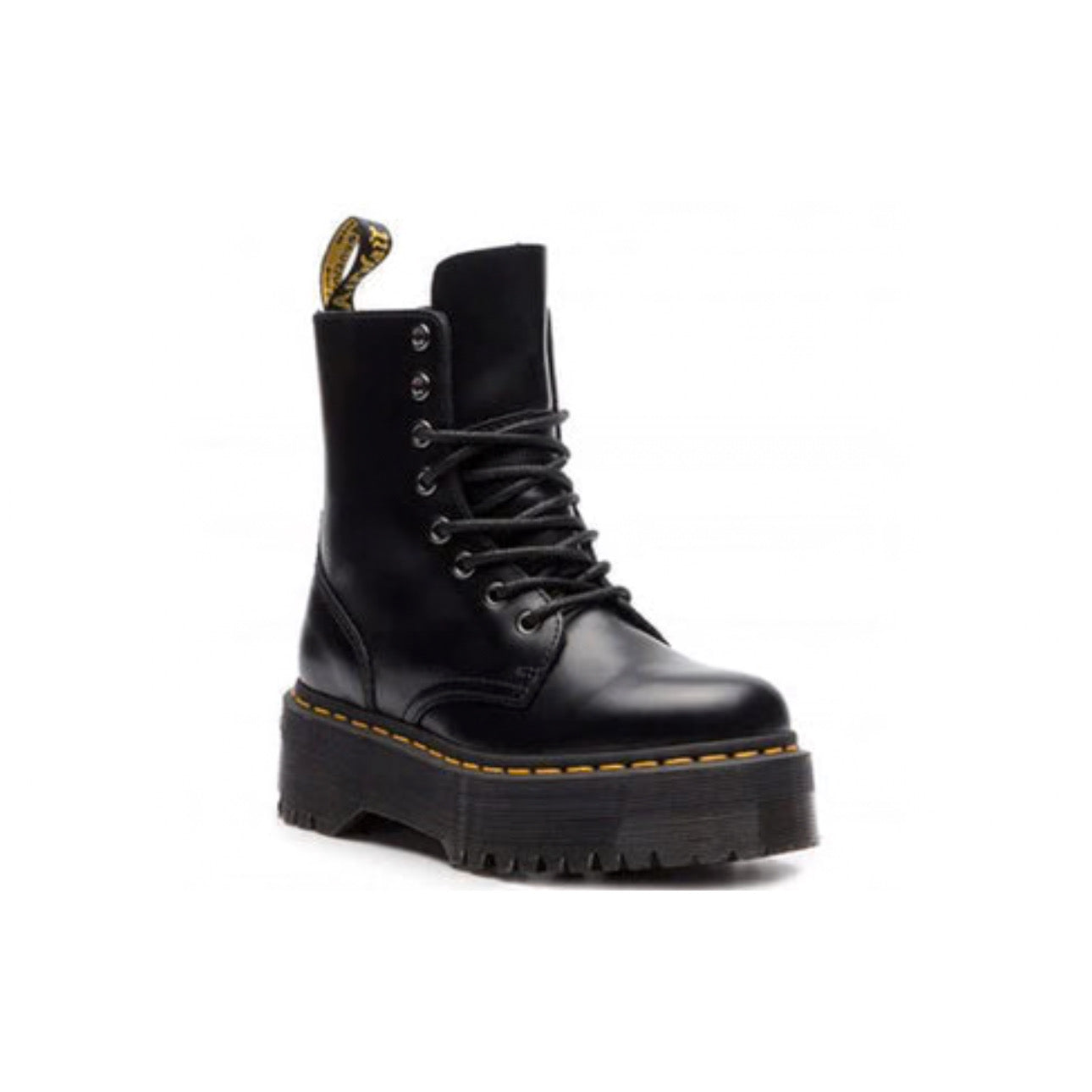 Dr. Martens Jadon Platform Boots Black Smooth Leather
