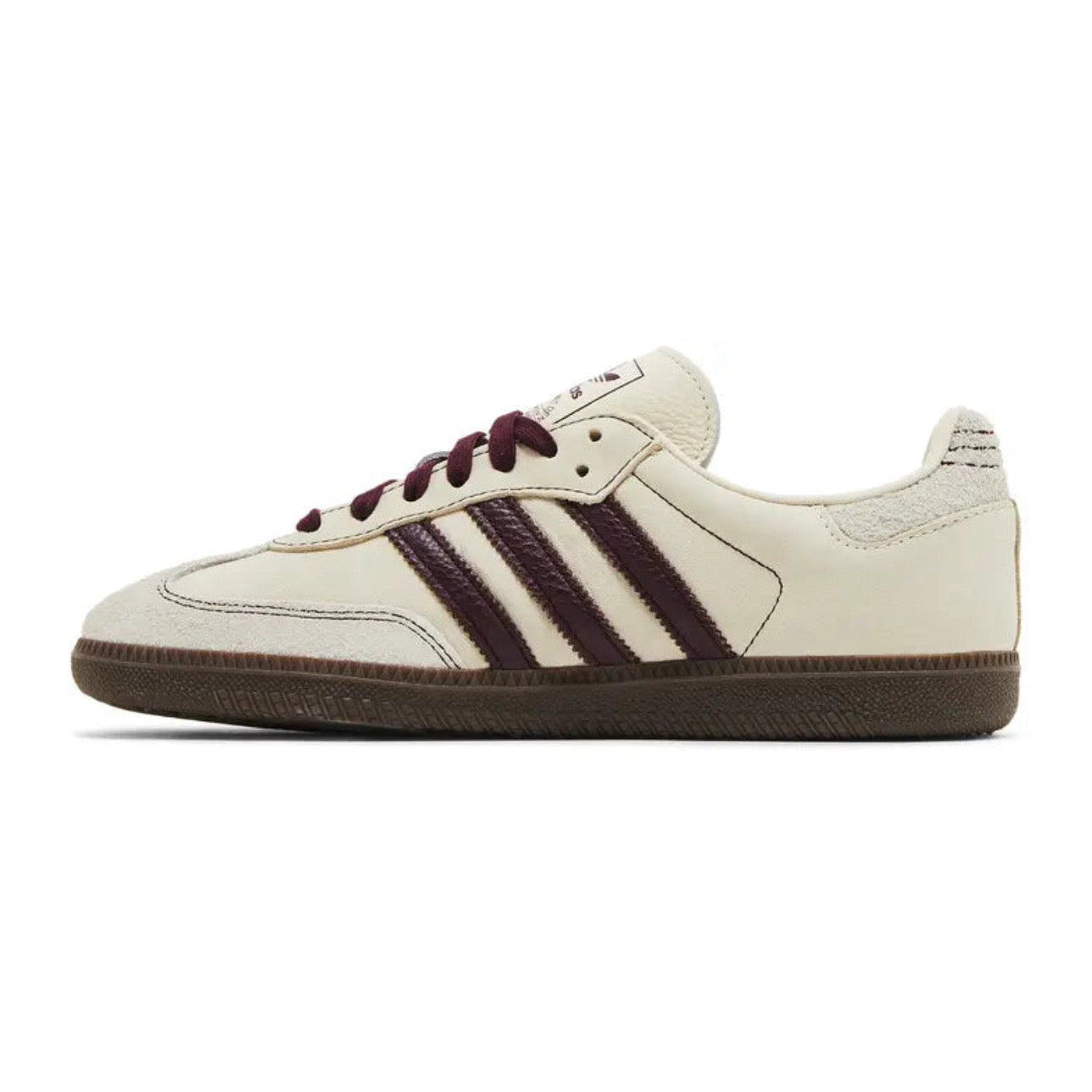 Adidas Wmns Samba OG 'Wonder White Maroon'