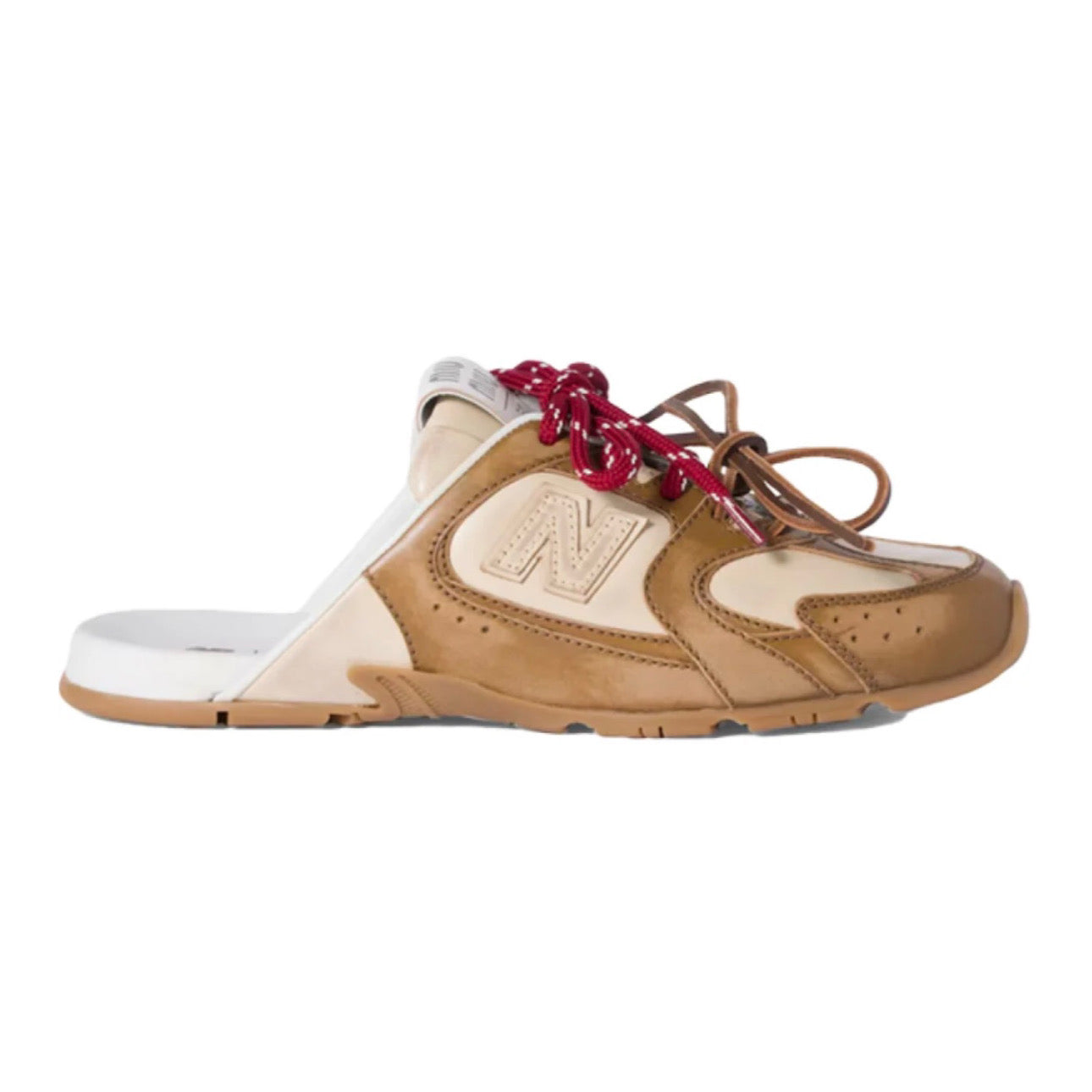 New Balance 530 x Miu Miu Slipper in Beige Brown