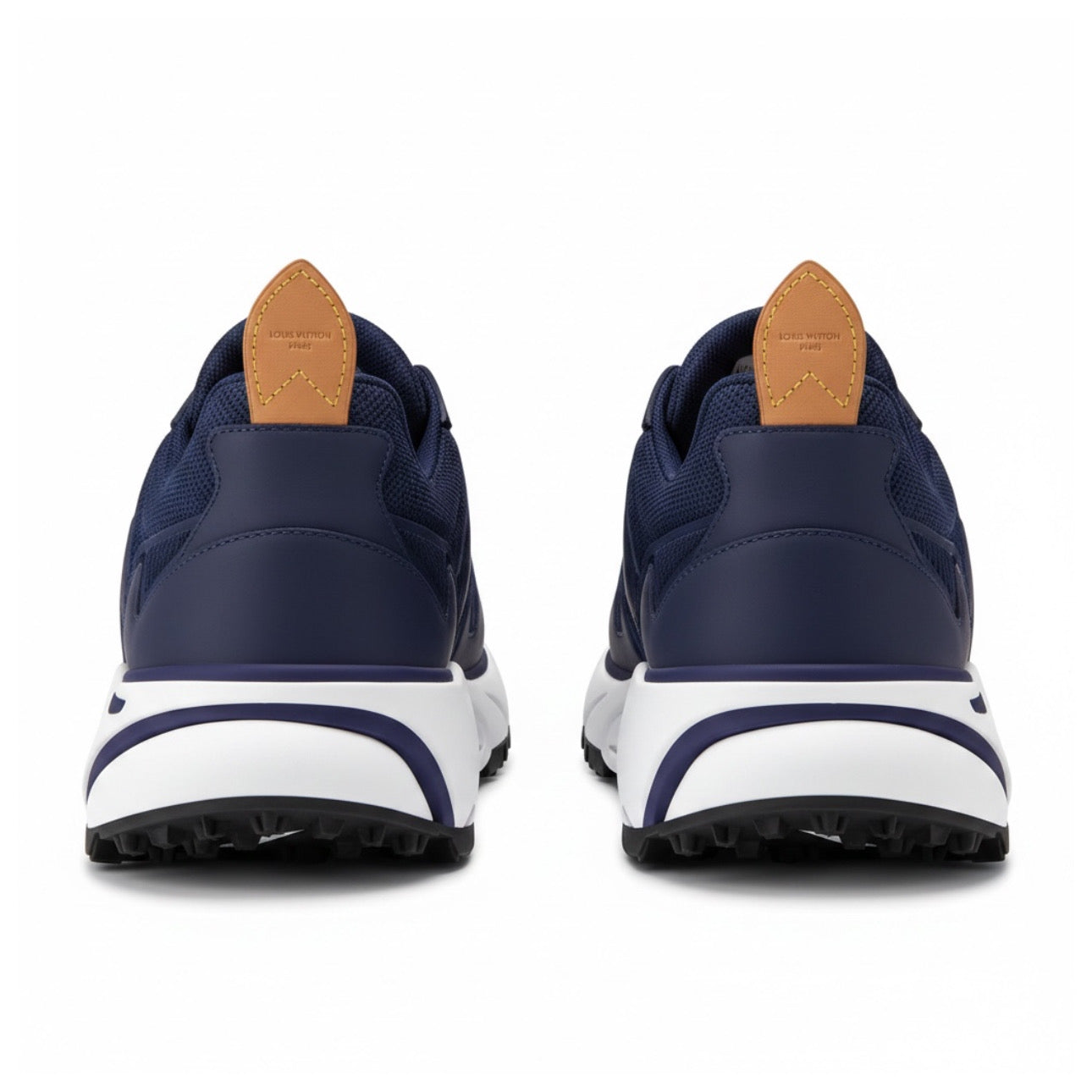 Louis Vuitton Tatic Knit Sneaker Navy Blue