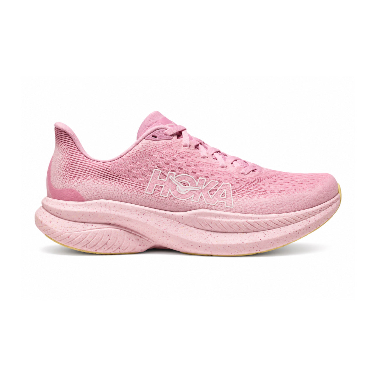 Hoka Mach 6 Running Pink Polka Dot Sole