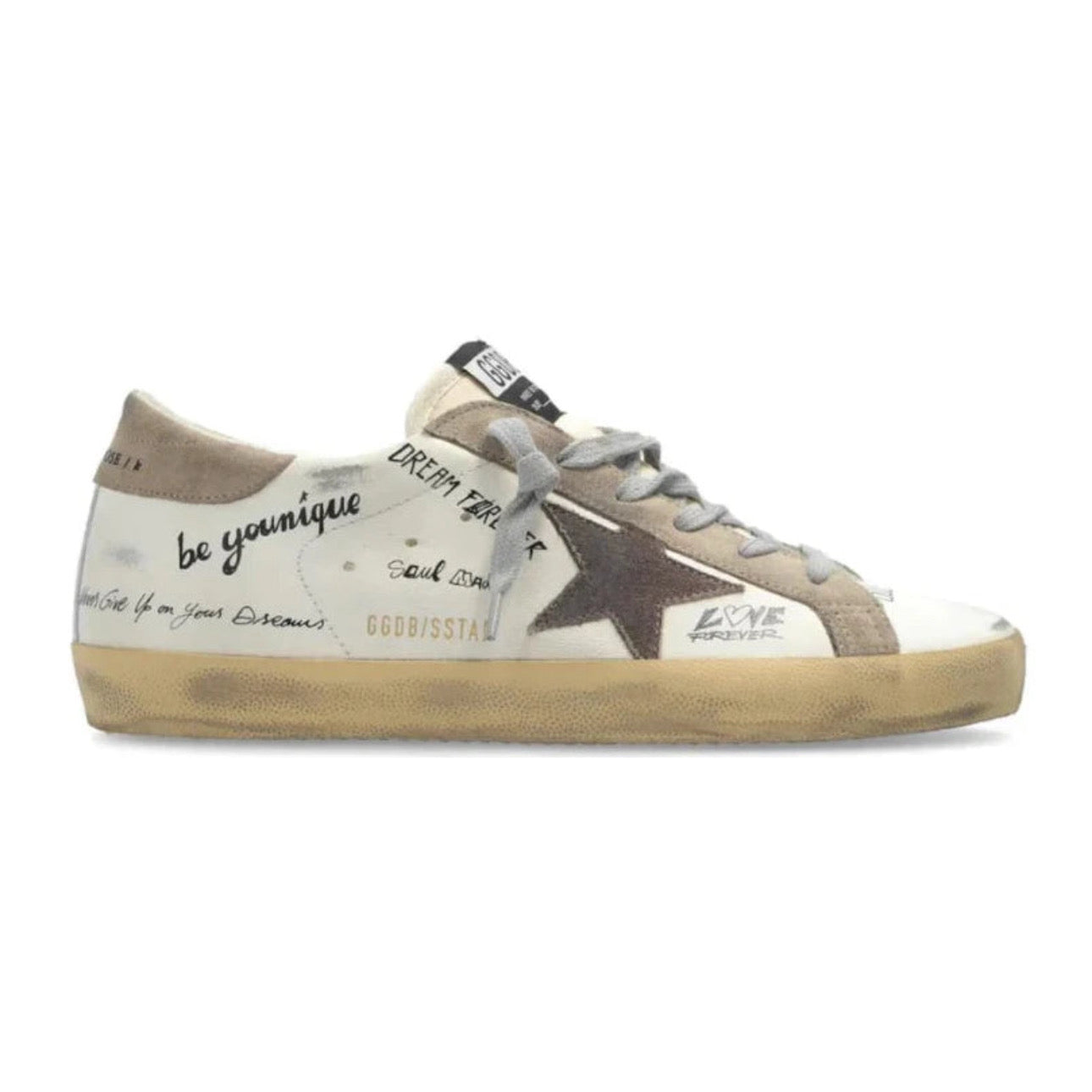 Golden Goose Super-Star – White Beige