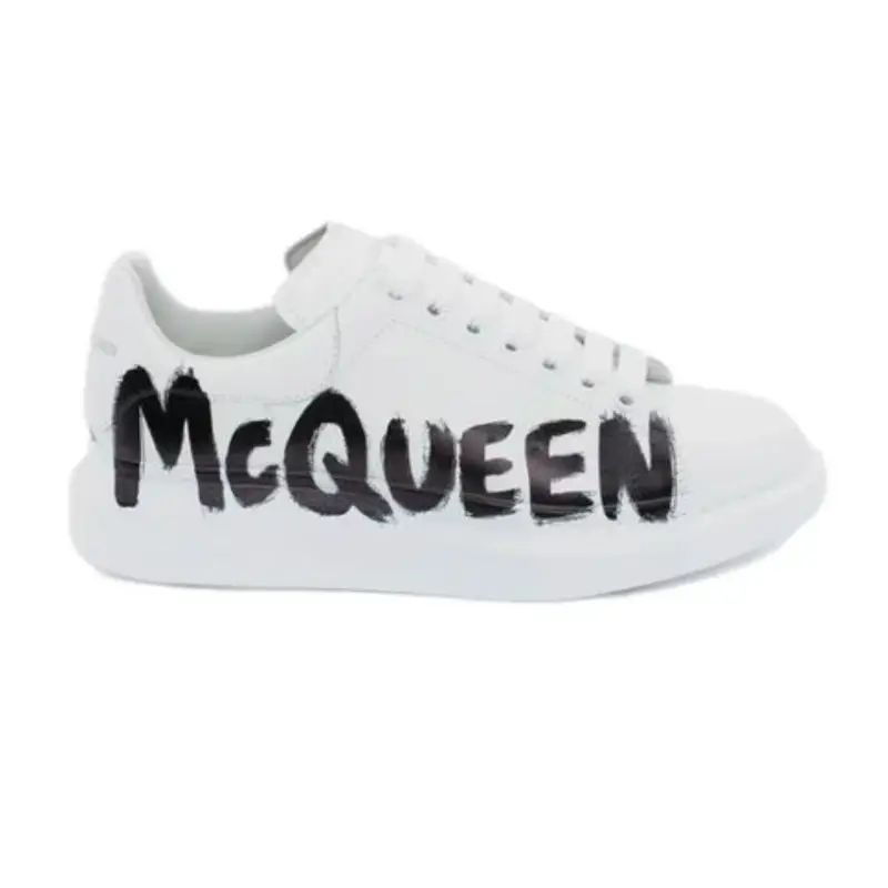 Alexander Mcqueen Oversized – Graffiti White Black