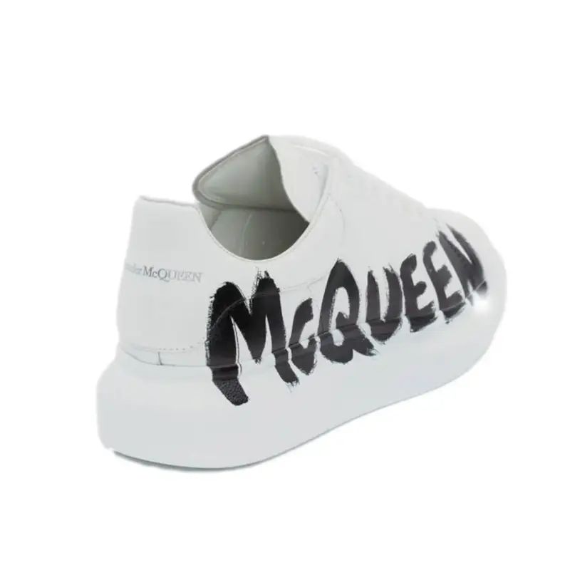 Alexander Mcqueen Oversized – Graffiti White Black